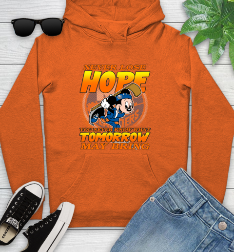 New York Islanders NHL Hockey ootball Mickey Disney Never Lose Hope Youth Hoodie 4