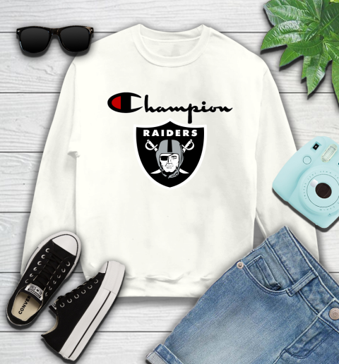 NFL Football Oakland Raiders Champion Shirt Youth Sweatshirt