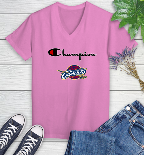 NBA Basketball Cleveland Cavaliers Champion Shirt Women's V-Neck T-Shirt 10
