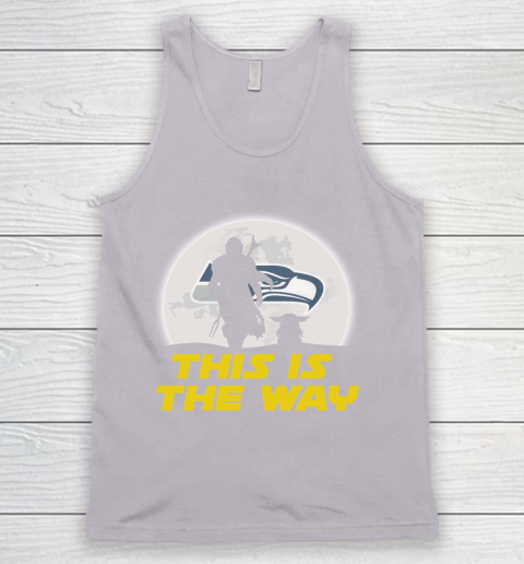Seattle Seahawks NFL Football Star Wars Yoda And Mandalorian This Is The Way Tank Top 3