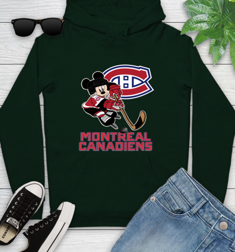 NHL Montreal Canadiens Mickey Mouse Disney Hockey T Shirt Youth Hoodie 13