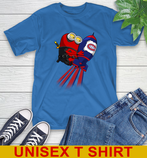 NHL Hockey Montreal Canadiens Deadpool Minion Marvel Shirt T-Shirt 11