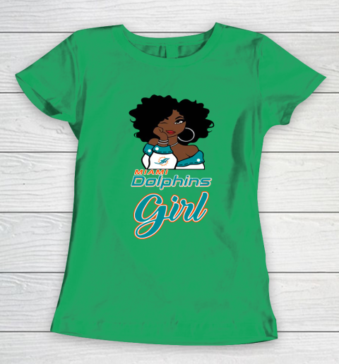 Miami Dolphins Girl NFL Women's T-Shirt 7