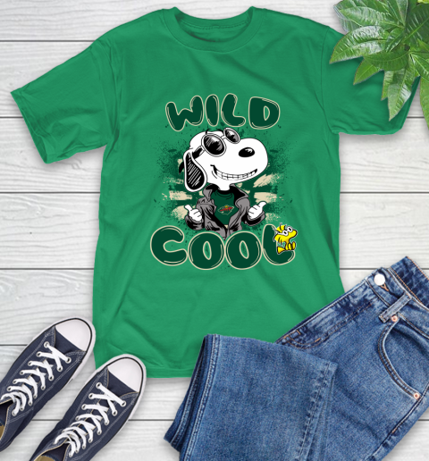 NHL Hockey Minnesota Wild Cool Snoopy Shirt T-Shirt 9 NHL Hockey Minnesota Wild Cool Snoopy Shirt T-Shirt - Image 9
