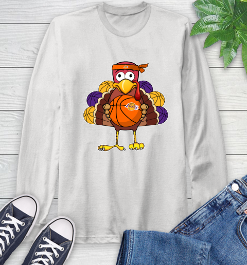 Los Angeles Lakers Turkey thanksgiving day Long Sleeve T-Shirt