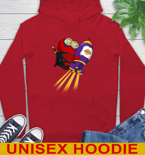 NBA Basketball Los Angeles Lakers Deadpool Minion Marvel Shirt Hoodie 10