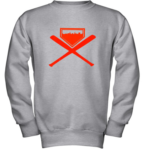k6zc plate vintage sf skyline shirt san francisco baseball home youth sweatshirt 47 front sport grey