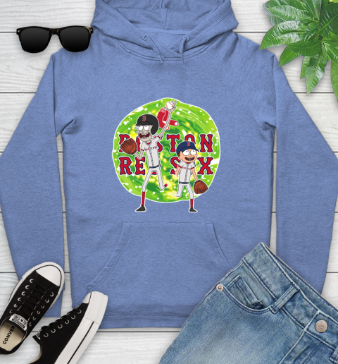 MLB Boston Red Sox Rick And Morty Baseball Sports Youth Hoodie 12