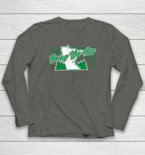 Bring Ya Ass  Minnesota Basketball Long Sleeve T-Shirt 4