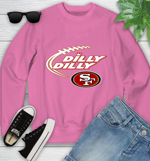 NFL San Francisco 49ers Dilly Dilly Football Sports Youth Sweatshirt 7
