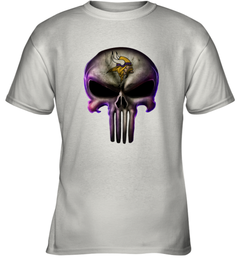 Minnesota Vikings The Punisher Mashup Football Youth T-Shirt