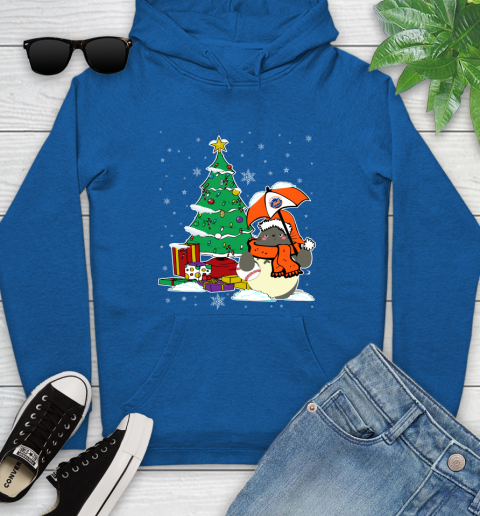 New York Mets MLB Baseball Cute Tonari No Totoro Christmas Sports Youth Hoodie 11