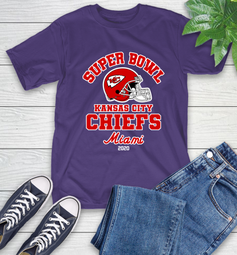 Kansas City Chiefs Super Bowl Champion Miami Logo 2020 NFL Shirts 5