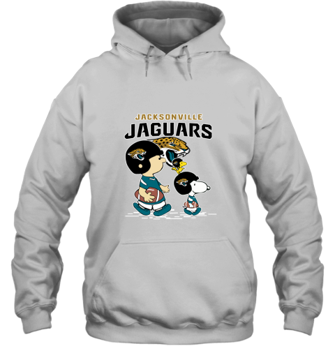 Jacksonville Jaguars Let's Play Football Together Snoopy NFL Hoodie