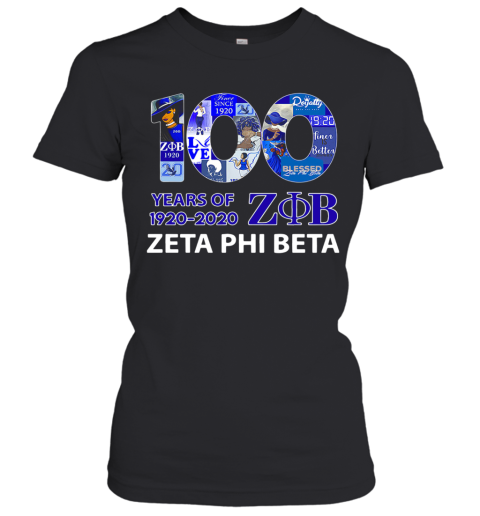 100 Years Of 1920 ZOB Zeta Phi Beta Women's T-Shirt