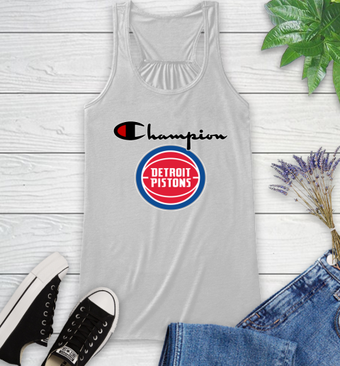 NBA Basketball Detroit Pistons Champion Shirt Racerback Tank