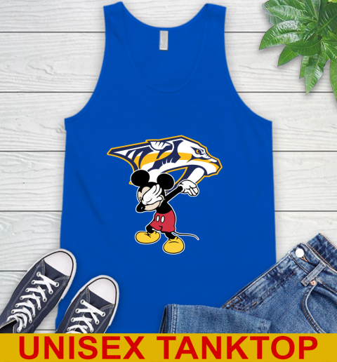 Nashville Predators NHL Hockey Dabbing Mickey Disney Sports Tank Top 5