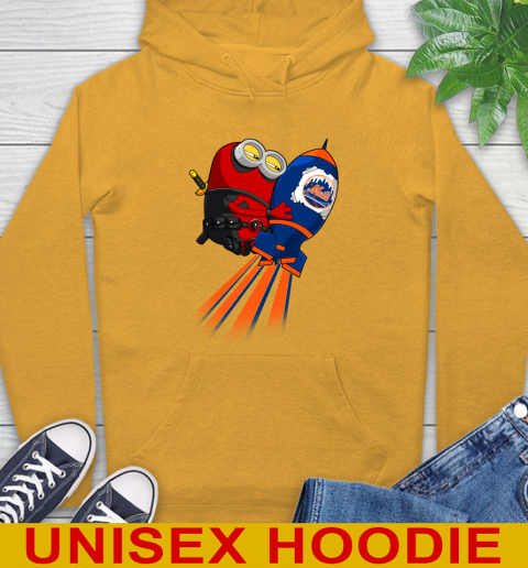 MLB Baseball New York Mets Deadpool Minion Marvel Shirt Hoodie 2