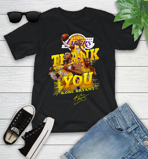 Great Thank you Kobe Bryant Los Angeles Lakers signature shirt 94