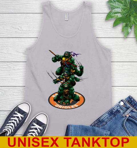 MLB Baseball Baltimore Orioles Teenage Mutant Ninja Turtles Shirt Tank Top 4
