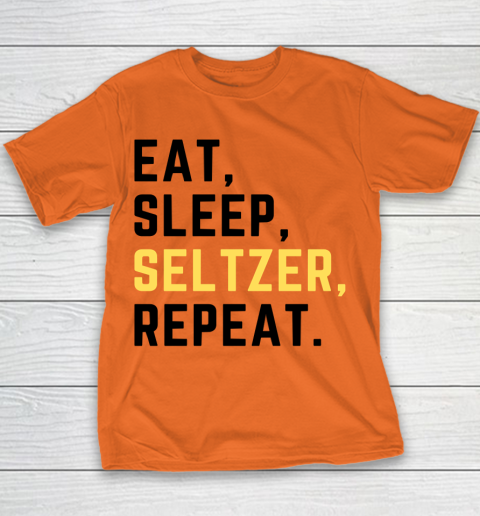 Bud Light Seltzer  Eat Sleep Seltzer Repeat Youth T-Shirt 3