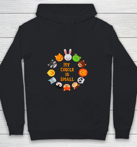 Funny My Circle Is Small Animal Lover Gift Graphic Youth Hoodie