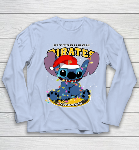 Pittsburgh Pirates MLB noel stitch Baseball Christmas Youth Long Sleeve 5
