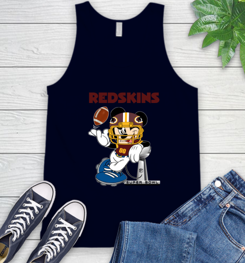 NFL Washington Redskins Mickey Mouse Disney Super Bowl Football T Shirt Tank Top 3