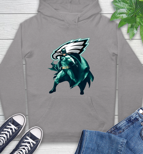 NFL Batman Football Sports Philadelphia Eagles Hoodie 6
