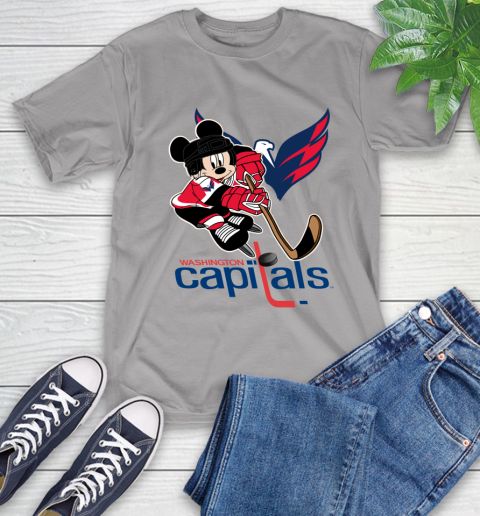NHL Washington Capitals Mickey Mouse Disney Hockey T Shirt T-Shirt 18