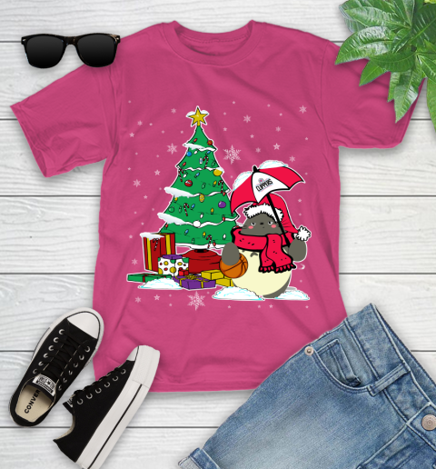 Los Angeles Lakers NBA Basketball Cute Tonari No Totoro Christmas Sports (2) Youth T-Shirt 11