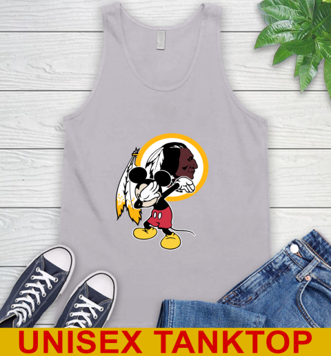 Washington Redskins NFL Football Dabbing Mickey Disney Sports Tank Top 4