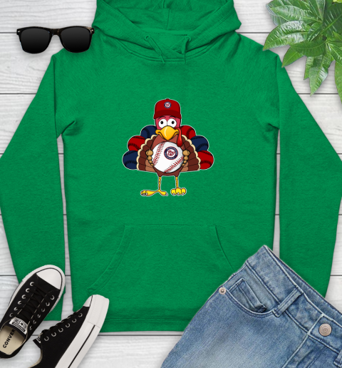 Washington Nationals Turkey thanksgiving Youth Hoodie 7