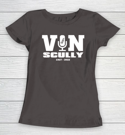 Vin Scully Microphone 1927 2022 Women's T-Shirt 5