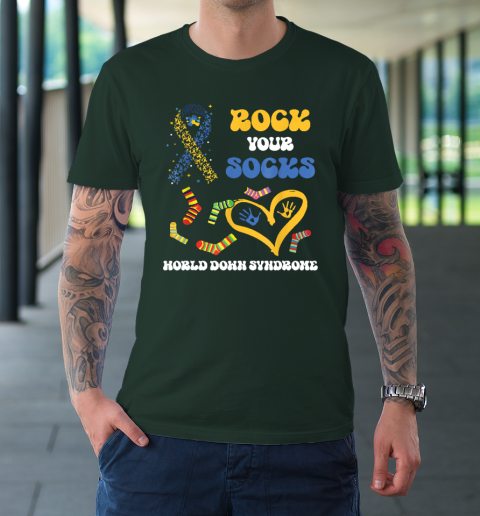 Down Syndrome Awareness Rock Your Socks T-Shirt 11