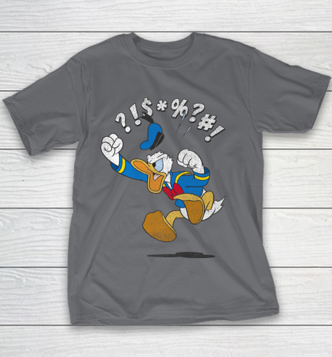Disney Mickey And Friends Donald Angry Jump Youth T-Shirt 5