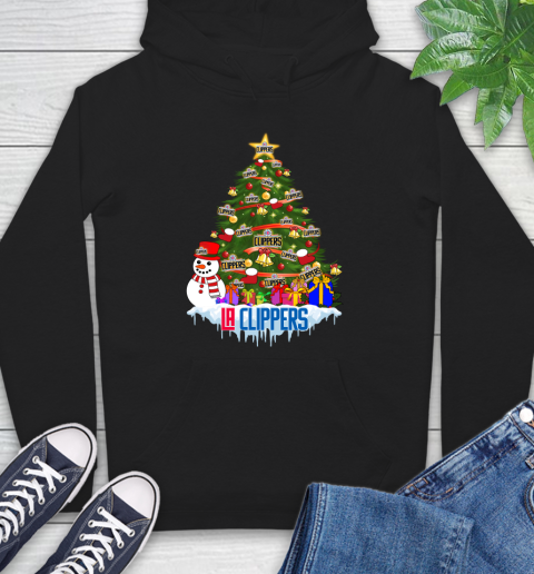 LA Clippers Merry Christmas NBA Basketball Sports Hoodie 2