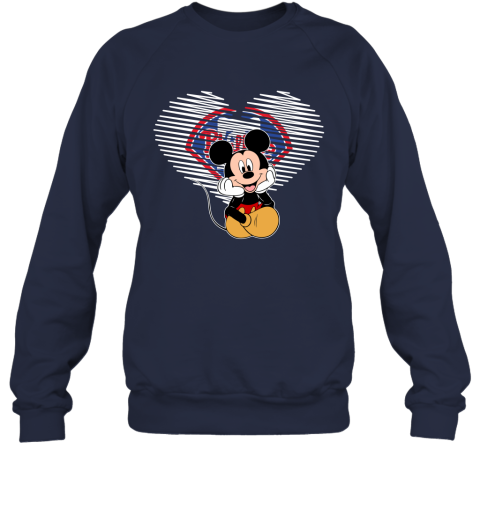 MLB Philadelphia Phillies The Heart Mickey Mouse Disney Baseball T Shirt N1PxWnoHAJr sweatshirt 35 95 151514 front navy