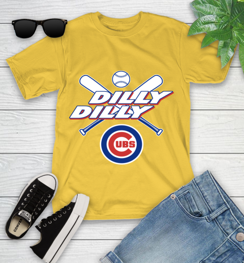 MLB Chicago Cubs Dilly Dilly Baseball Sports Youth T-Shirt 8