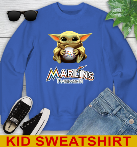 MLB Baseball Miami Marlins Star Wars Baby Yoda Shirt 119