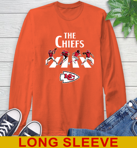 NFL Football Kansas City Chiefs The Beatles Rock Band Shirt Long Sleeve T-Shirt 4