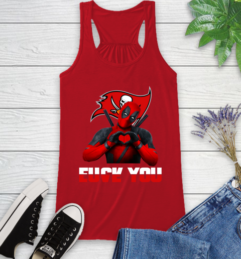 NHL Tampa Bay Buccaneers Deadpool Love You Fuck You Football Sports Racerback Tank 5