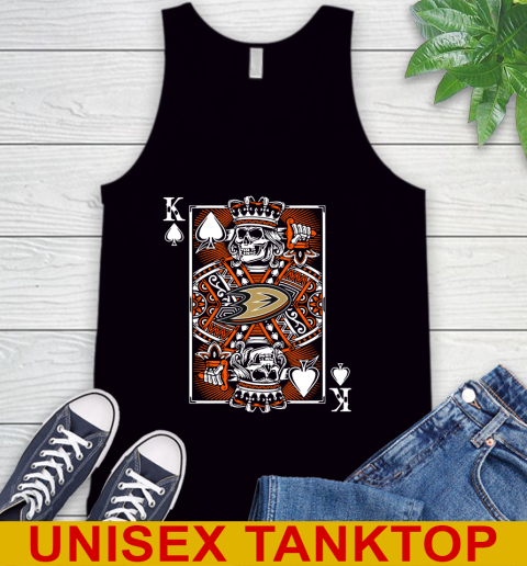 Anaheim Ducks NHL Hockey The King Of Spades Death Cards Shirt Tank Top