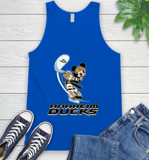NHL Hockey Anaheim Ducks Cheerful Mickey Mouse Shirt Tank Top 5