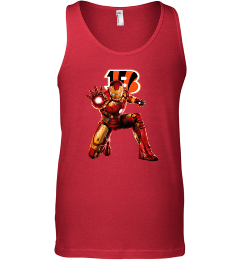NFL Iron Man Cincinnati Bengals Long Sleeve T-Shirt - Rookbrand
