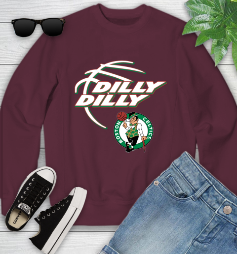 NBA Boston Celtics Dilly Dilly Basketball Sports Youth Sweatshirt 5