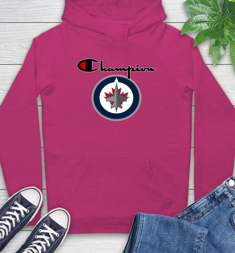NHL Hockey Winnipeg Jets Champion Shirt Hoodie Tee For Sports