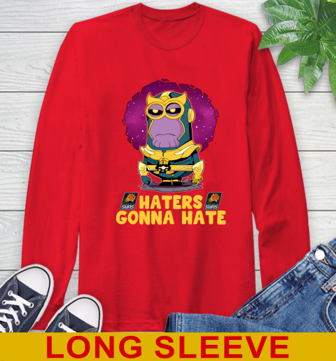 NBA Basketball Phoenix Suns Haters Gonna Hate Thanos Minion Marvel Shirt Long Sleeve T-Shirt 10