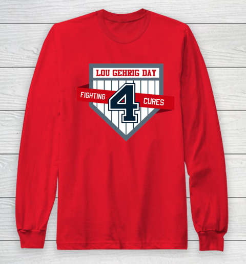 Lou Gehrig Day Long Sleeve T-Shirt 7