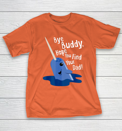 Bye Buddy Narwhal Elf Funny Christmas Holiday Gift T-Shirt 4